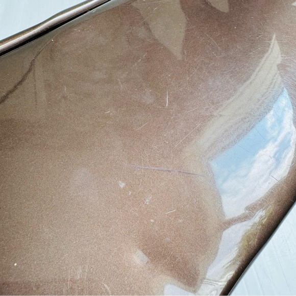 Vintage Patent Elegant Brown Clutch long length - Picture 5 of 9